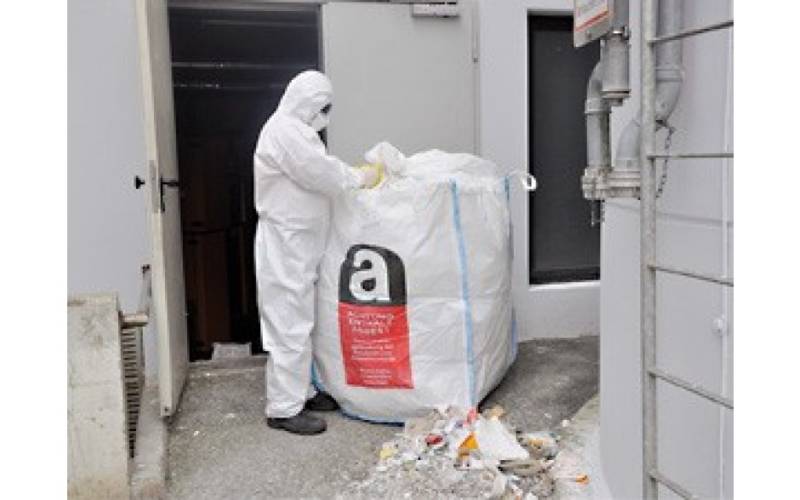 Gestion des déchets amiantés — big bag réglementaire